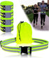 FREEMOVE Reflective SASH with 2 Bands or Reflective Runners Waist Belt with 4 Arm Bands for Visibility & Safety
