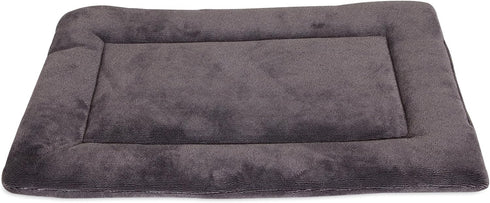 Petmate Aspen Pet Rectangular Kennel Mat, Dark Gray, 16.0" L x 9.0" W x 1.5" Th, for 19' Crates