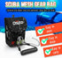 Scuba Mesh Gear Bag, Small Diving Gear Mesh Dry Pocket Carry Pouch With Swivel Clip, Hook & Loop Tape And D-Ring For Storing Safety Surface Marker Buoy, Finger Reel, Bolt Snap, Accessories