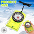Geiserailie 20 Pcs Acrylic Orienteering Compass Navigation Backpacking Map Reading Compass for Outdoor Exploring, Green