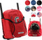 Guardian Rookie Baseball Backpack for Boys or Girls - Bat Pack Bag for Kids with External Helmet Storage, Holds Two Bats