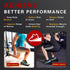 Squat Wedge Block Slant Board: Portable Squat Assist Equipment for Home Gym, Heel Elevated Wedges for Weightlifting,