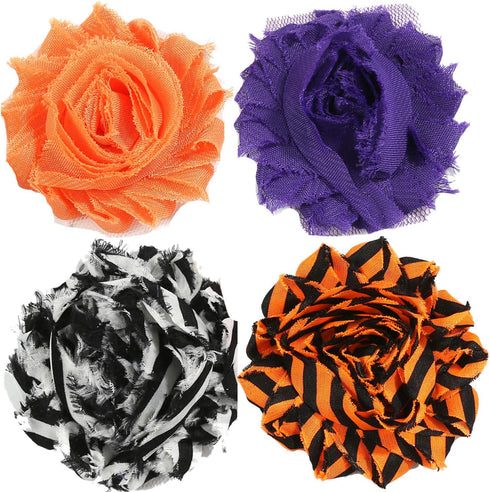 BoomBone Halloween Dog Collar Accessory - Flower Charms Sliders for Holiday Dog Collars