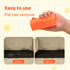 2pcs Silicone Pet Hair Brushes - Convenient Block Roller Cleaner for Carpets, Portable Carpet Cleaner Roller (Yellow &
