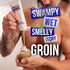 Groin Guard Anti-Chafing Cream Lotion to Powder, Stops Chafing, Sweat Defense, Odor Control, Fresh Scent, Ball & Thigh