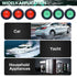 Twidec 6Pcs Round Rocker Switch AC 6A 125V, 10A 250V SPST Toggle KCD1-5-101NRG with LED Light
