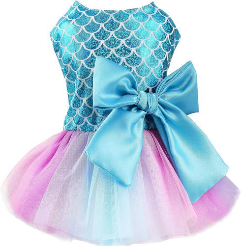 Dog Dress for Small Dogs, Puppy Costume Dress, Dog Clothes Outfit for Girls