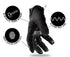 Glove Station The Impulse 2.0 Gloves - Durable Suede Leather Palm Work Gloves for Men, Black, Small