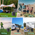 (black-15.7''H) Camping Toilet, Portable Toilet for Adults, Camp Toilet with Handbag, Travel Potty for Camping, Hiking