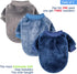 FabriCastle Dog Sweater, Pack of 3, Dog Clothes, Dog Coat, Dog Jacket for Small or Medium Dogs Boy or Girl, Ultra Soft and Warm Cat Pet Sweaters (Grey,Blue,Dark blue, XX-Large)