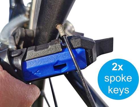Rehook PLUS Lightweight Bike Multi Tool for Cyclists, Includes Tyre Levers, Spoke Keys, Chain Tool, Wrench, Hex,