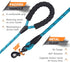 Rope Dog Leash 6ft, Heavy Duty, Reflective, Tangle-Free rope with Comfortable Padded Handle, Ideal for small medium large Breed Dogs, Perfect for Walking, Running & Training (1/2" Light Blue)
