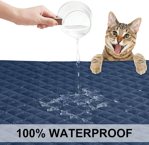 NICETOWN Waterproof Pet Blanket, Liquid Pee Proof Dog Blanket for Sofa, Reversible Furniture Protector Cover,