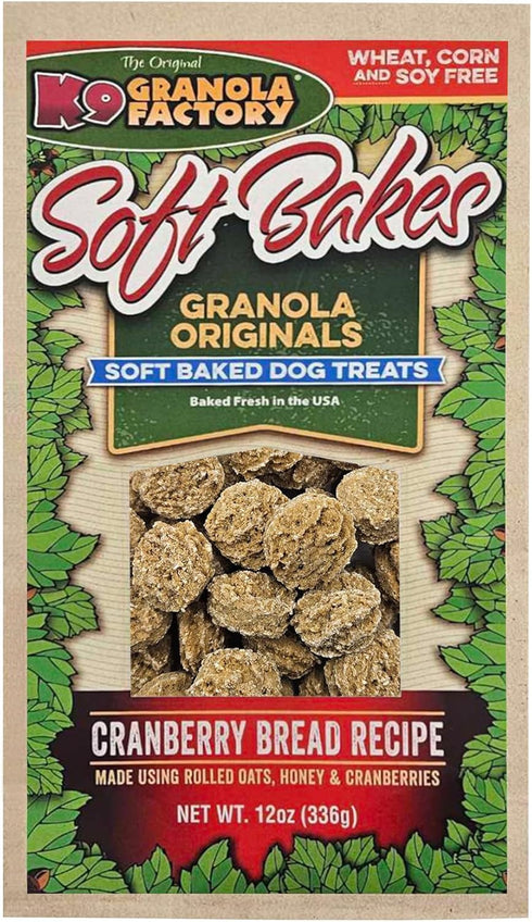 K9 Granola Factory Cranberry Dog Treat, 12 Oz