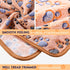 4 Pcs Pet Blanket Dog Puppy Blanket, Paw Print Fleece Blanket for Small Medium Pet Dog Cat, Warm Soft Sleep Mat, Guinea