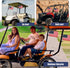 TRINKA 2 Pack Golf Cart American Flag with Elastic Straps, 6 x 9" Double-Sewn Flags, Easy to Install