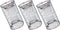 TOMETURE Foldable Fishing Trap Net with Nylon Mesh, 25cm Diameter, 3pcs Portable Crab