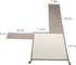 Cat Scratcher Couch- Natural Sisal Furniture Protection from Cats - Corner cat Scratcher for Couch,Chair,Sofa - Easy Installation (Khaki Sofa Left armrest) by Cudmia