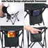 Tevaibo 2 Pack 13.7 Inch Bag(400 LBS Camping Stool Portable, Folding Stool for Outdoor Gardening, Fishing, BBQ, Hiking