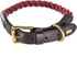 Embark Pets Country Dog Rope Collar - Braided Cotton and Rolled Leather for Small Dogs - Durable for Training and