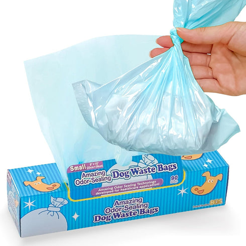 BOS Amazing Odor Sealing Dog Poop Bags - Durable and Unscented [Size: