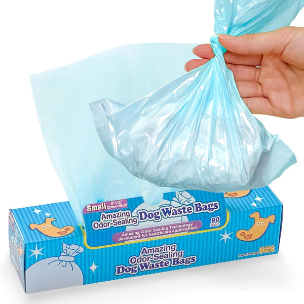 BOS Amazing Odor Sealing Dog Poop Bags - Durable and Unscented [Size: