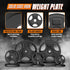 Yes4All Standard 1" Cast Iron Weight Plate, Ideal for Strength Training, Multiple Weights Available