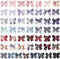 Segarty Dog Bowtie, 50pcs Adjustable Dog Bow Ties for Medium Large Dogs, Cute Plaid Neckties Grooming Accessories
