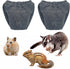 LYML.E1 2PCS Small Pet Diapers,Guinea Pig Diapers,Reusable Squirrel Diapers,Washable,Specially Designed for SUse on