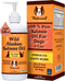 Natural Dog Company Pure Wild Alaskan Salmon Oil, 16oz Skin & Coat Supplement for Dogs