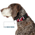 Buckle-Down Plastic Clip Collar - Mickey Mouse Poses Scattered Red/Black/White, 1" Wide, Fits 9-15" Neck, Small
