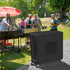 80 600D (34Lx19Wx31H RICHIE Rolling Cooler Cart Cover Fit for Most QT, Waterproof Ice Chest Cover with Zippered Pocket