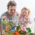 4 Pack Floating Fish Tank Decorations, Cute Little Diver Aquarium Decoration with Floating Device Accessories