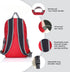 Outlander Packable Lightweight Travel Hiking Daypack, Orange