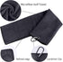 Golf Towel Clean Set - 16" x 24" Microfiber Waffle Pattern Tri-fold Towel with Brush Tool Kit for Men and Women