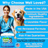 90 Count Well Loved Calming Chews for Dogs - Dog Calm Treats, Made in USA, Vet Developed, Behavior Support, Stress