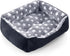 GASUR Cozy Rectangle Dog Bed for Large Dogs, Washable Orthopedic Sofa Bed, Soft Calming Sleeping Puppy Bed, Black (S