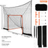 VEVOR Portable Lacrosse Goal with Carry Bag, Hockey Net Backstop for Youth and Adults