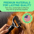 Maxpower Planet Hair Brush - Double Sided Dematting Undercoat Rake for Dogs and Cats, Extra Wide Grooming Brush, Reduce