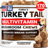 Turkey Tail Mushroom for Dogs - 170 Count - Mushroom Chews for