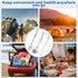 Hushee 6 Set Backpacking Set Pcs Titanium Flatware Knife Fork Spoon Ultralight Camping Spoon Fork Camping Utensil