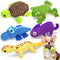 Prime Pets Dog Toys, 5 Pack, Plush Crinkle Squeaky Dog Toys, Assortment