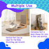 L Shape Cat Scratch Large Pad, Wall Mounted Durable Cardboard Scratcher for Indoor Cats, Catnip Included
