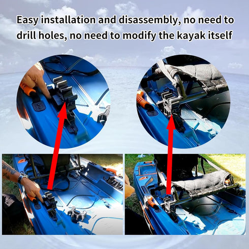 Kayak Seat Risers, Compatible with Lifetime Yukon and Teton Pro Kayaks