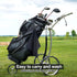 Quacc Premium Golf Towel - Absorbent Microfiber Waffle Pattern with Carabiner Clip for Cleaning Golf Ball Club