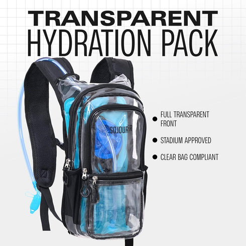 Sojourner Hydration Pack, Water Backpack with 2L Bladder for Hiking, Running, Biking