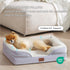 Bedsure Small Orthopedic Dog Bed - Washable Bolster Sofa Bed for Small Dogs, Supportive Foam Couch Bed, Lavender