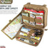 WYNEX Tactical Large Admin Pouch, Double Layer Design, Molle EDC Utility Pouch with Map Sleeve, Flag Patch Included