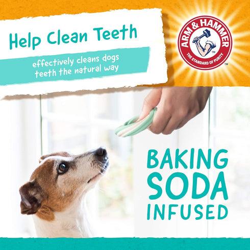Arm & Hammer for Pets Ringers Dental Treats for Dogs, Fresh Mint Flavor, 5 Count Dental Chews