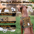 rabbitgoo Small Dog Harness No Pull, Tactical Vest with Molle, Control Handle, Adjustable Reflective Military, Brown